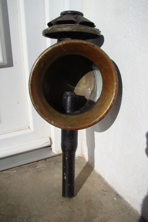 Ancienne lanterne de voiture  - Epoque 1900  40 Gargenville (78)