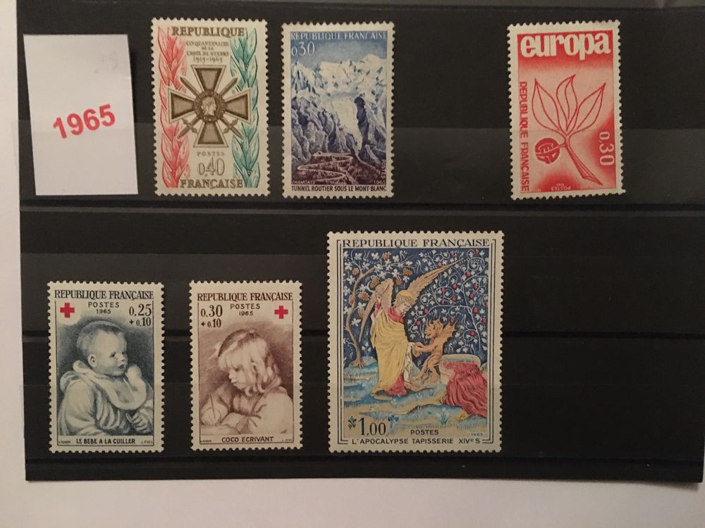 Timbres de collection de France ** Neufs 1965 