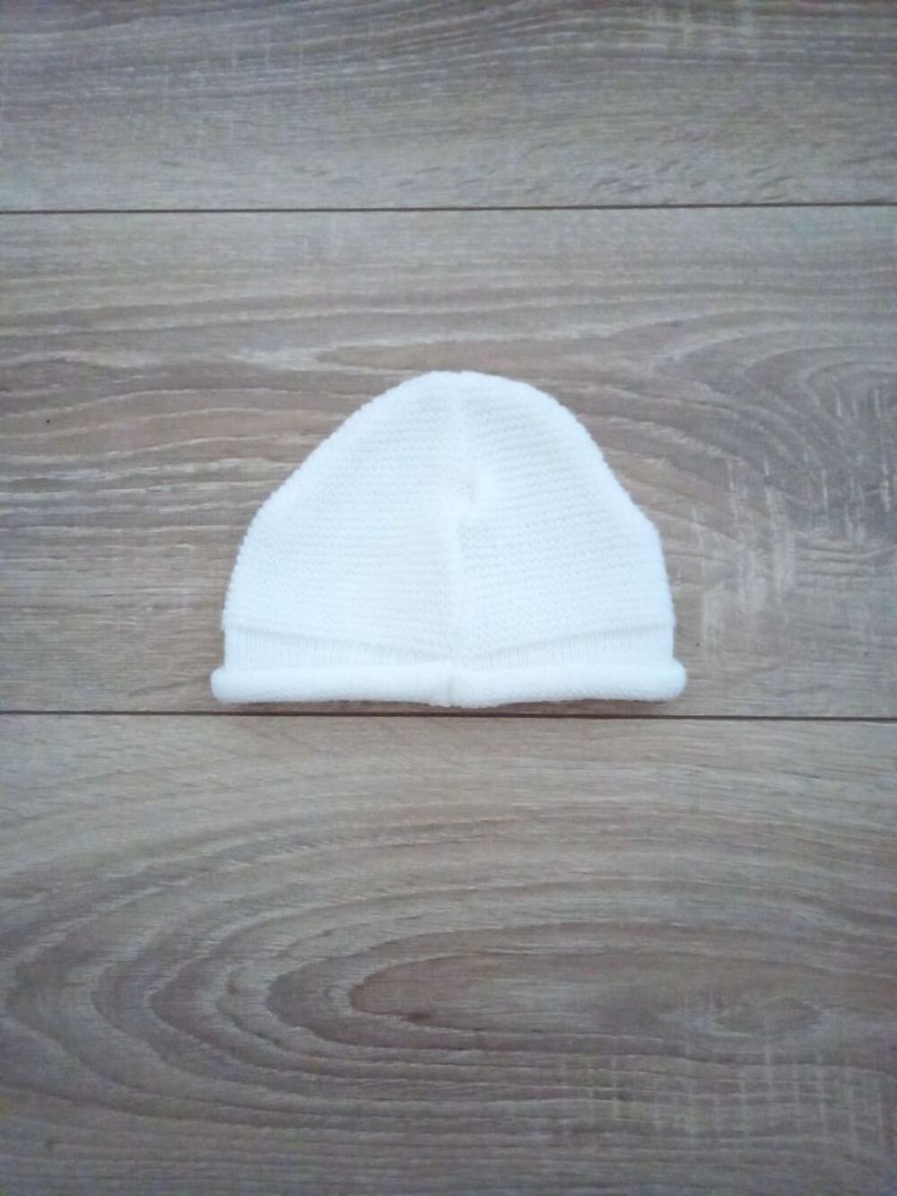 BONNET NAISSANCE BLANC Vêtements enfants