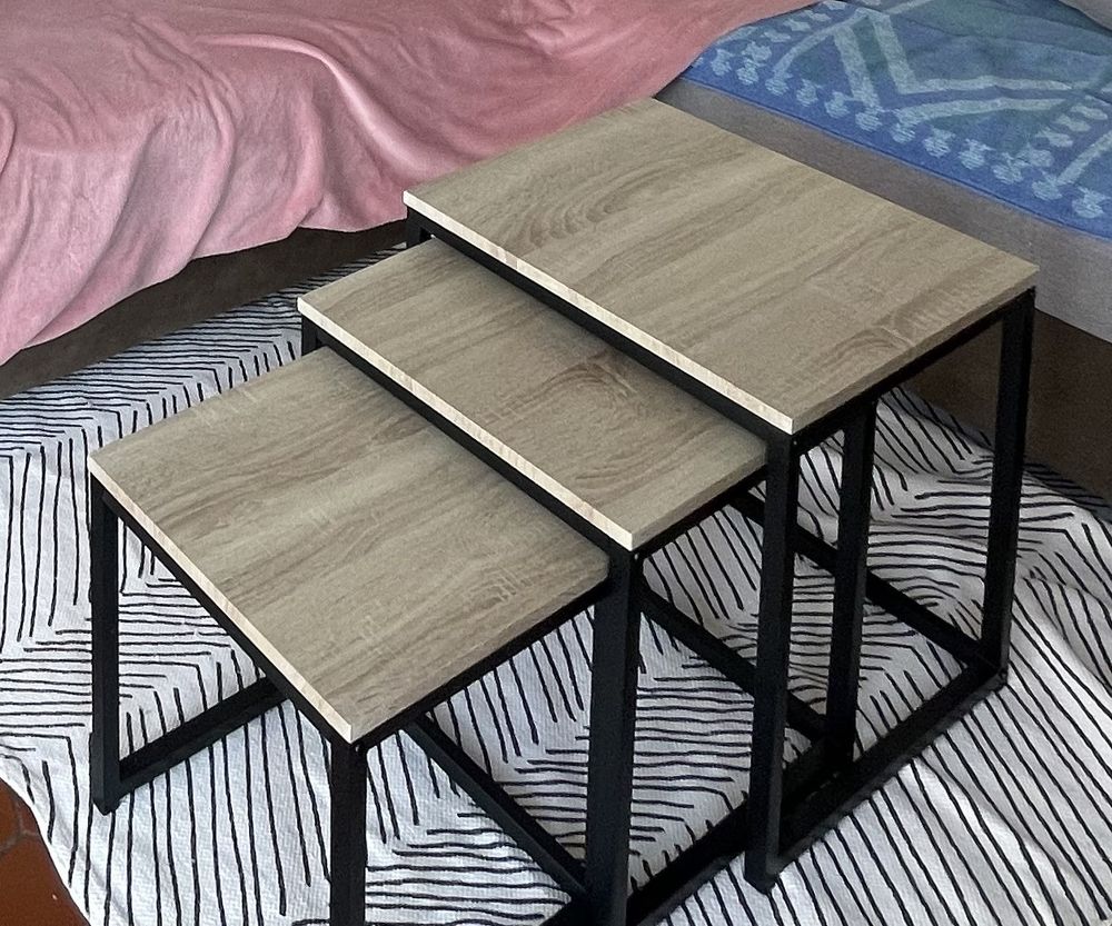 Lot de 3 tables basses gigognes Meubles