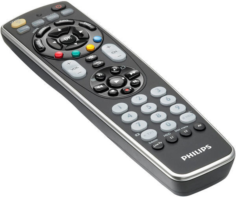 T&eacute;l&eacute;commande Universelle PHILIPS SRP5004 . Neuve . Photos/Video/TV
