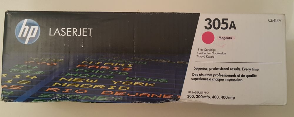 HP LaserJet 305A CE413A Magenta Cartouche Toner 300 400 mfp Matériel informatique