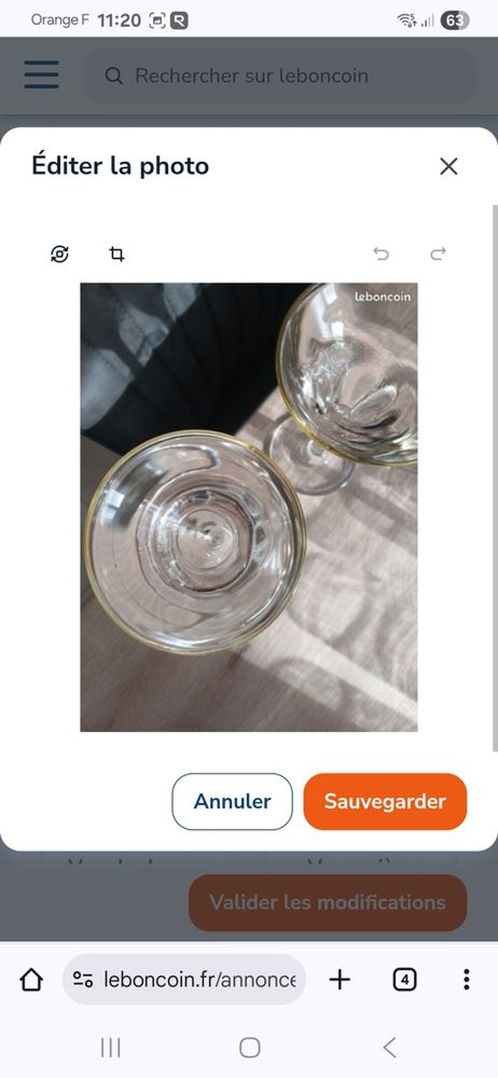 Verres bistrot Décoration