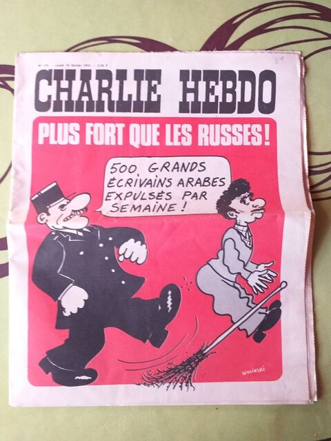 JOURNAL CHARLIE HEBDO N° 170 ANNEE 1974 3 Chaumont (52)