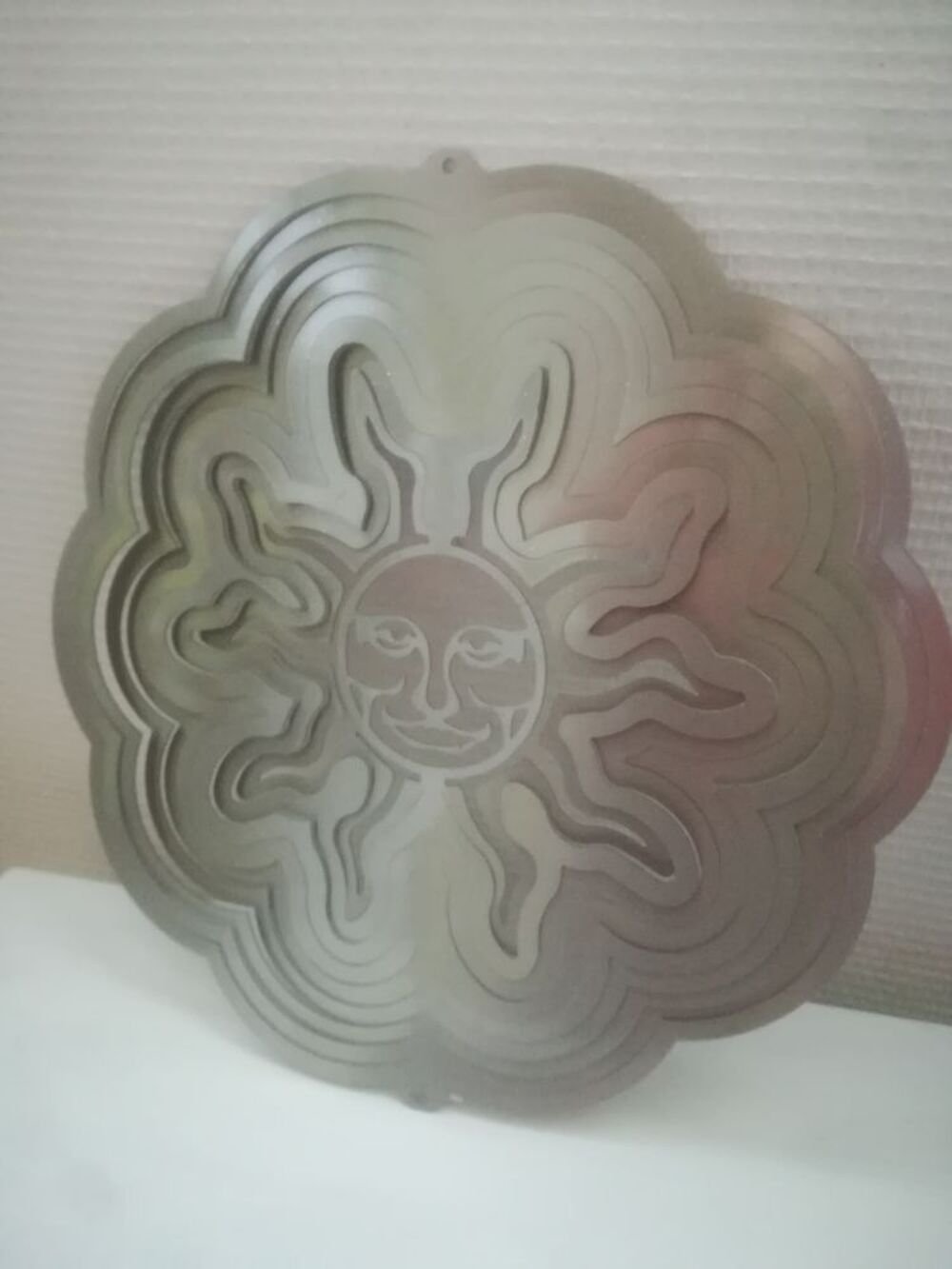 magnifique soleil argent paillett&eacute; frais d'envoi offert Décoration