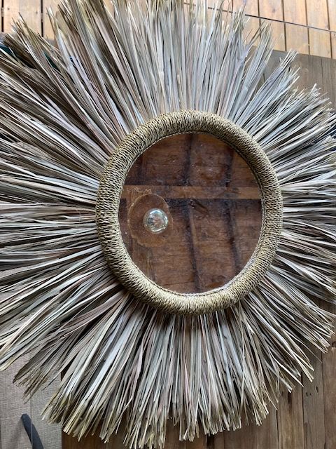MIROIRS ARTISANAT SUPPORT EN PAILLE NEUFS  110 Savigny (69)