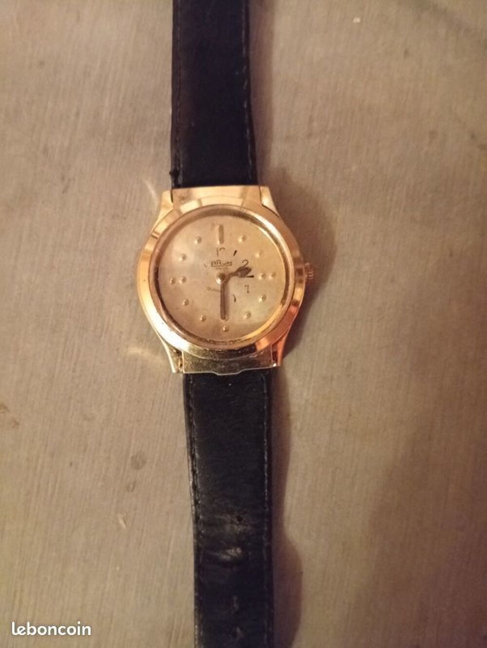 Montre femme en braille vintage Bijoux et montres