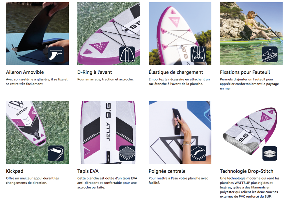 Paddle neuf jamais servi - Jelly 9'6" -WATTSUP Sports