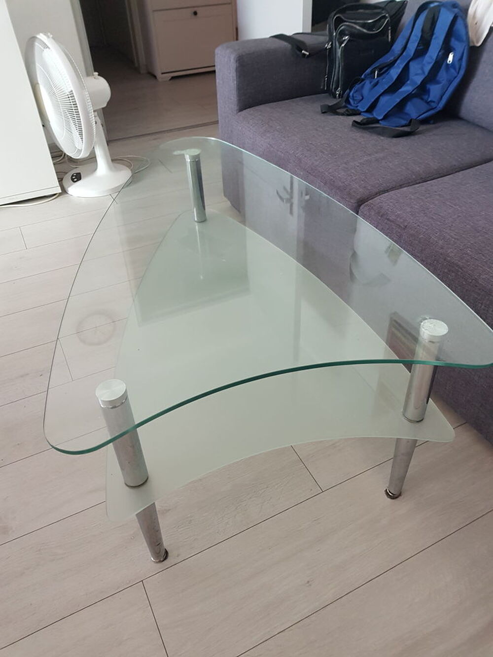 table basse en verre Meubles