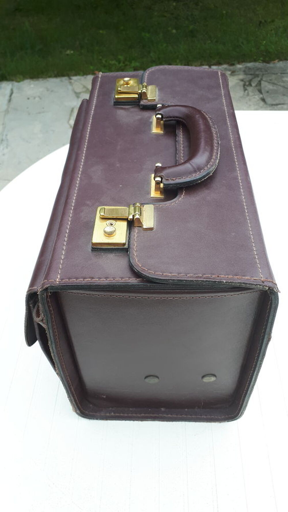 Malette en cuir Maroquinerie