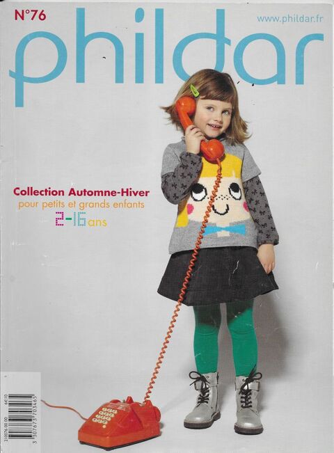 Livre ,Phildar No 76 Petits et Grands 5 Tours (37)