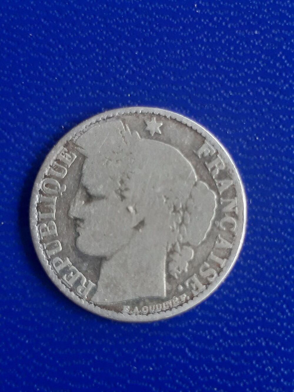 1895 A 50 centimes Paris en argent 
