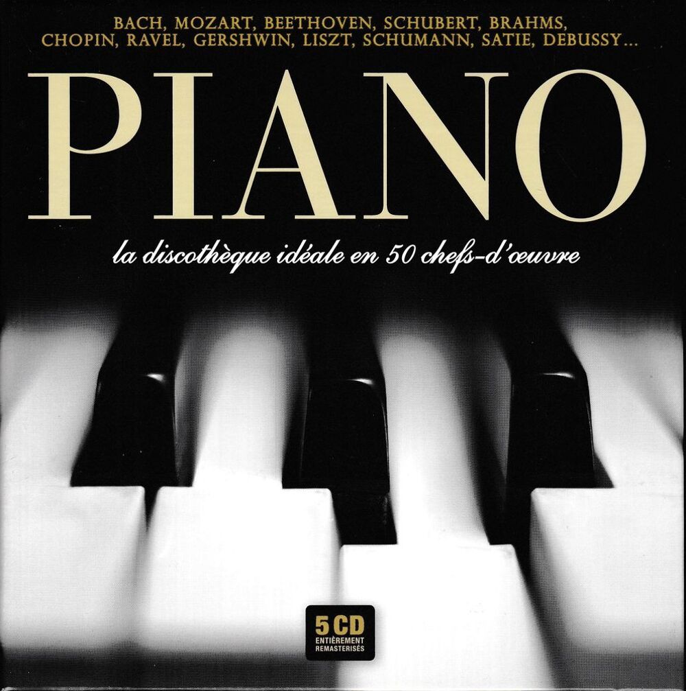 CD Piano (La Discoth&egrave;que Id&eacute;ale En 50 Chefs-D'?uvre) CD et vinyles