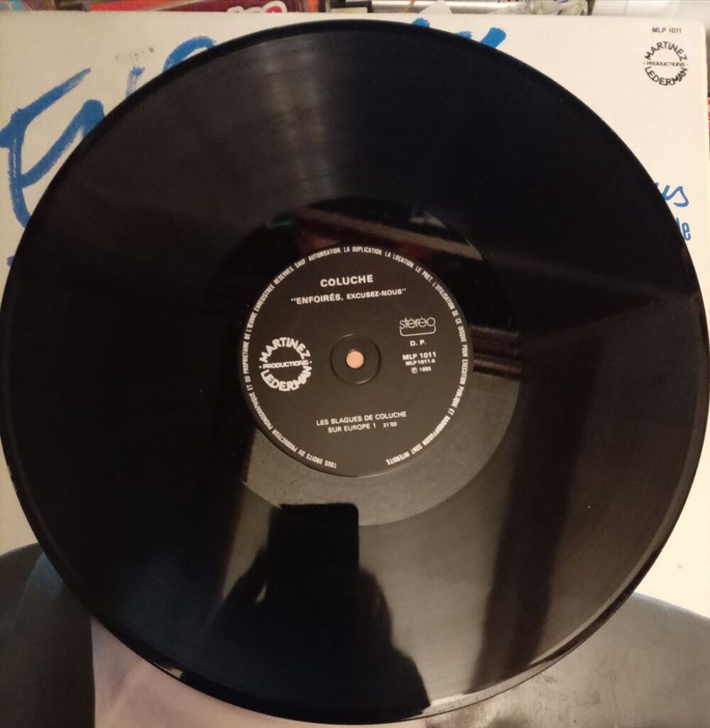 COLUCHE / 3 X DISQUES VYNIL 33 ET 45 TOURS CD et vinyles
