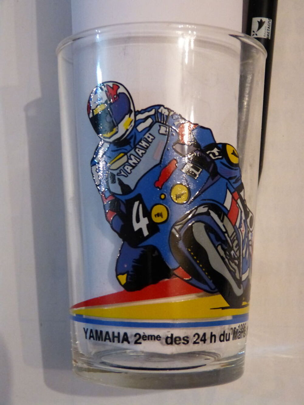 VERRE MOTO YAMAHA 2 &egrave;me DES 24 H DU MANS 1996 