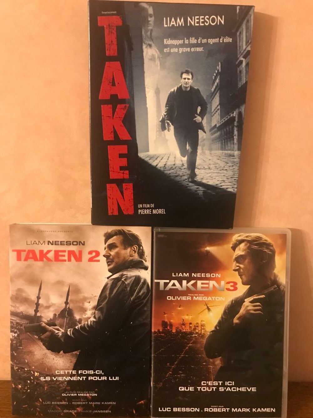 Trilogie TAKEN DVD et blu-ray