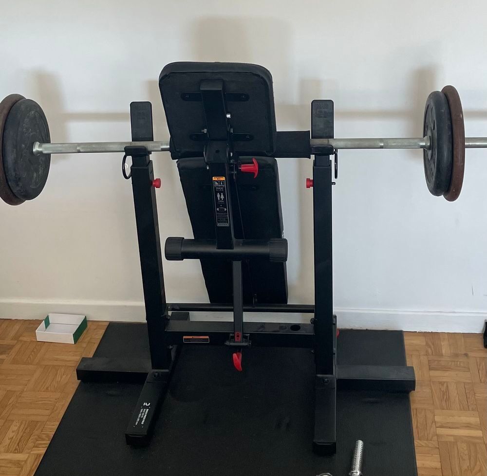 Banc, barres et poids de musculation Sports