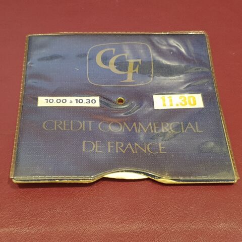 Disque Stationnement ancien mod�le Publicit� CCF Collection 10 Antony (92)