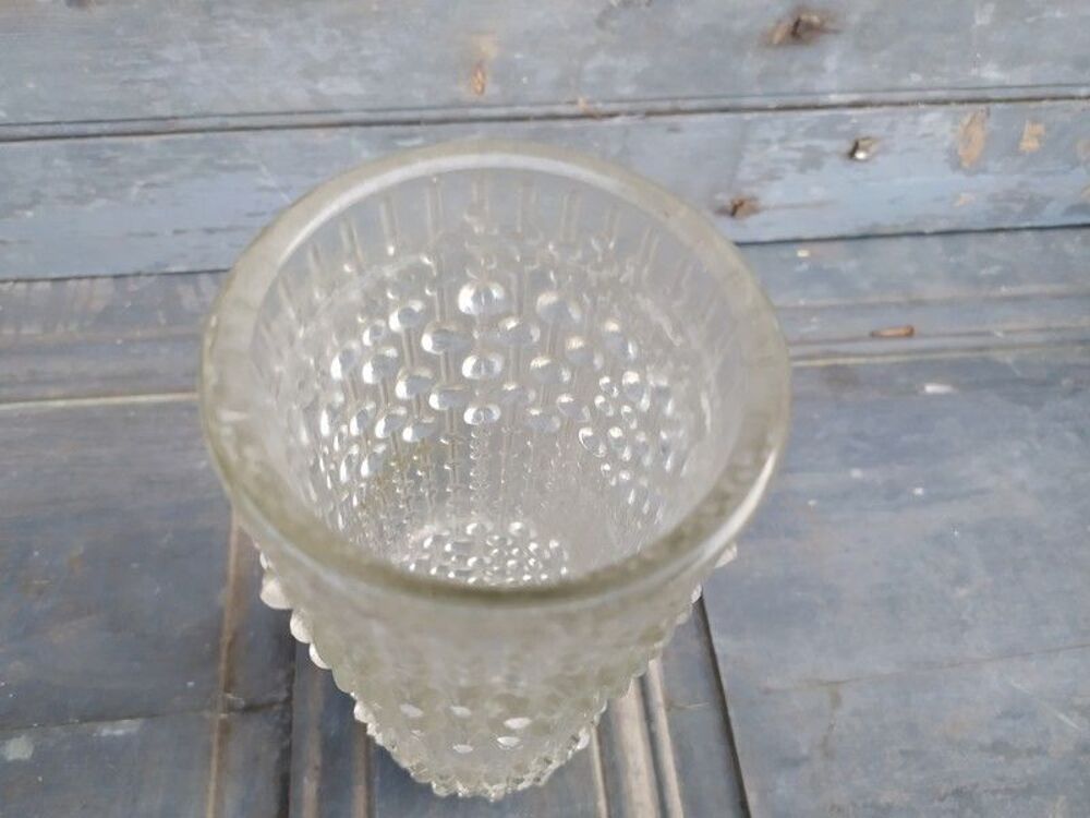 Vase Verre Givr&eacute; Tch&eacute;coslovaque Frantisek Peceny Glass Décoration