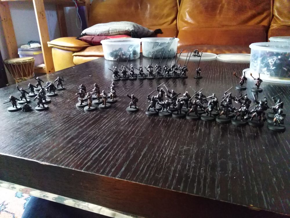 Figurines seigneur des anneaux - Arm&eacute;e Huruk-Hai 