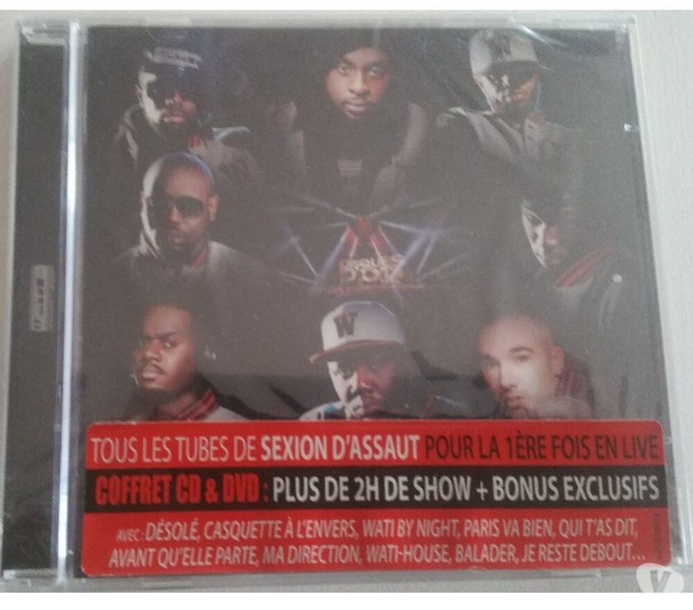 SEXION D'ASSAUT CONCERT BERCY LIVE NEUF CD &amp; DVD. CD et vinyles