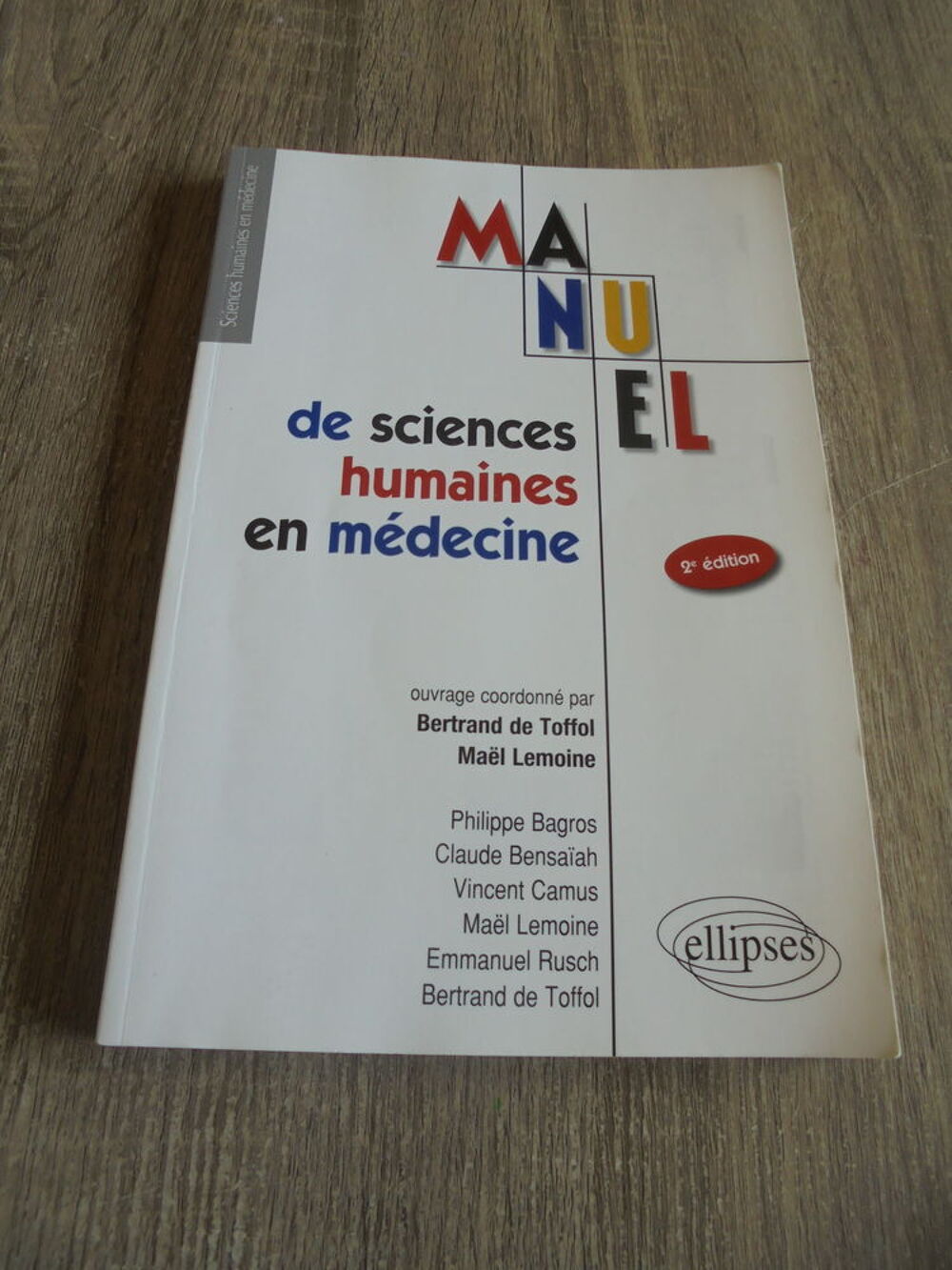 Manuel de sciences humaines en m&eacute;decine (113) Livres et BD