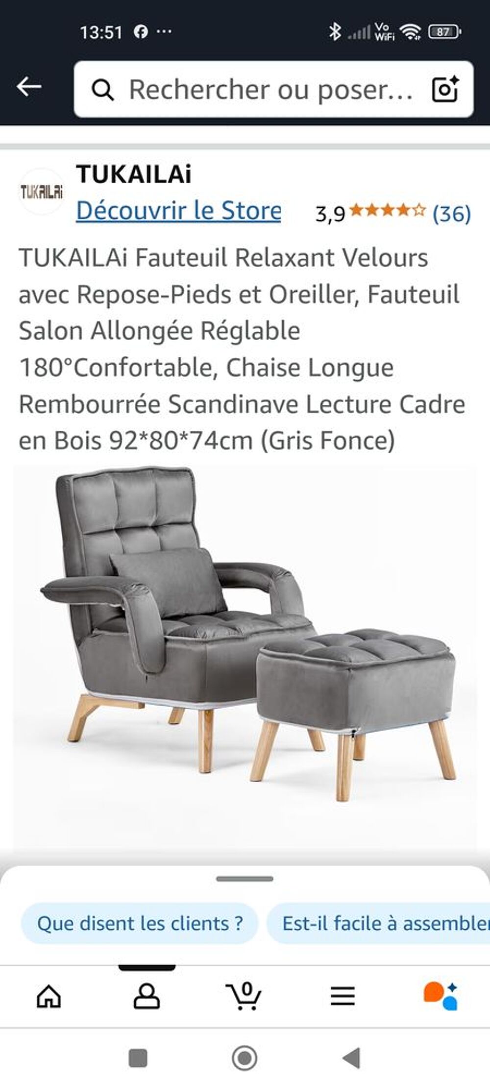 Fauteuil relax Meubles