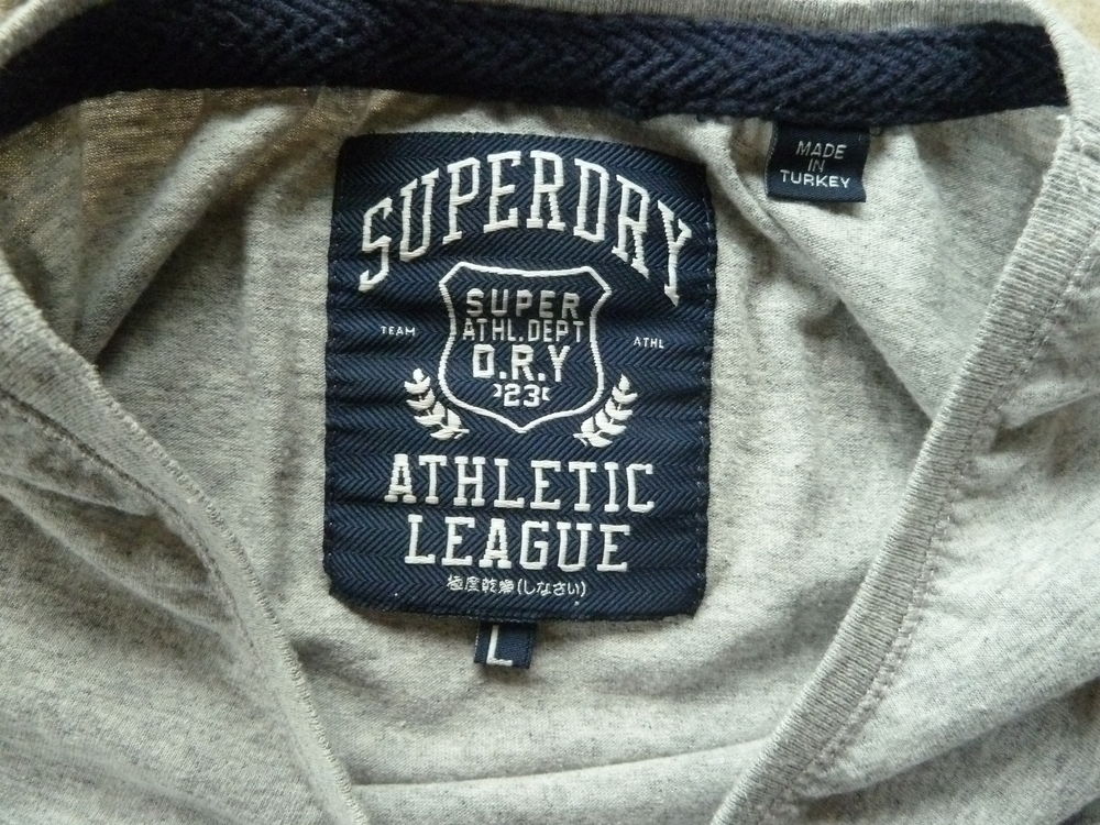 T-shirt Superdry L gris Vtements