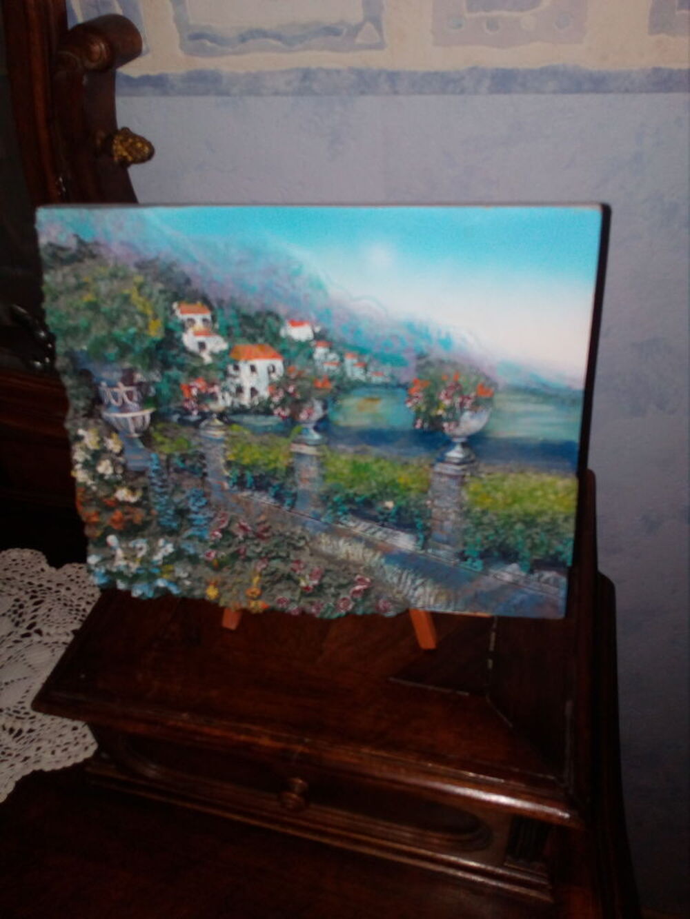 2 mini tableau d&eacute;coratif en relief Décoration
