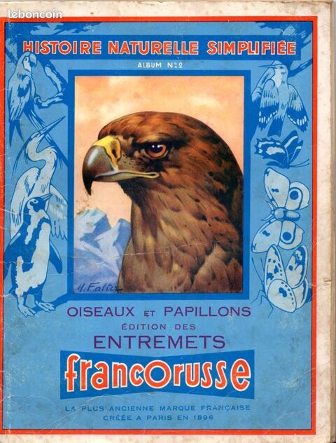 Album Entremets Francorusse : Oiseaux et papillons 15 Argenteuil (95)