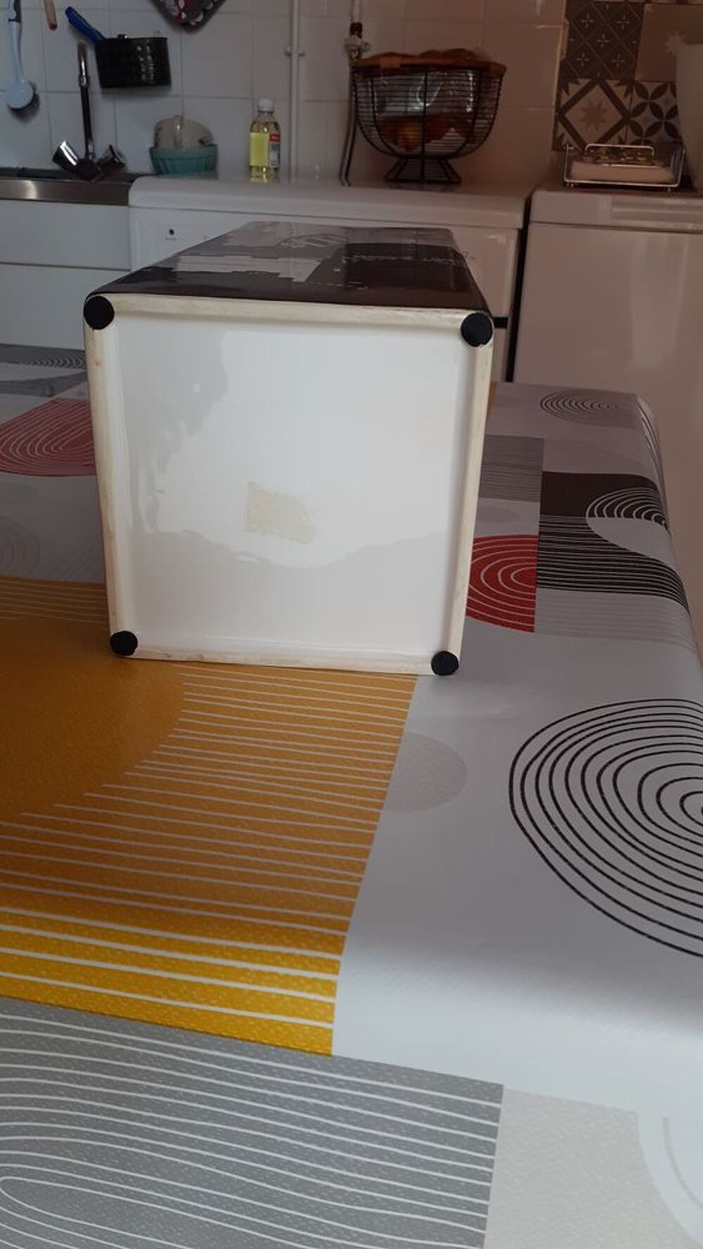 Grand vase carr&eacute; Dcoration