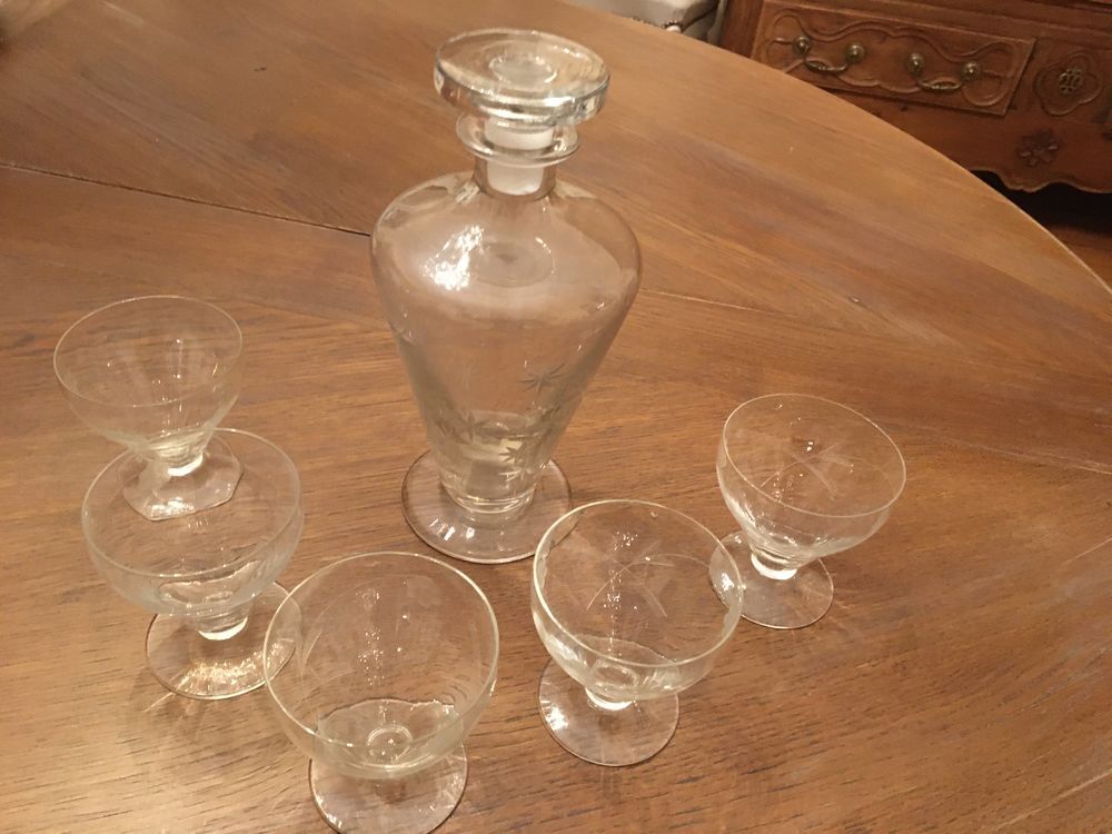 Service &agrave; liqueur Décoration