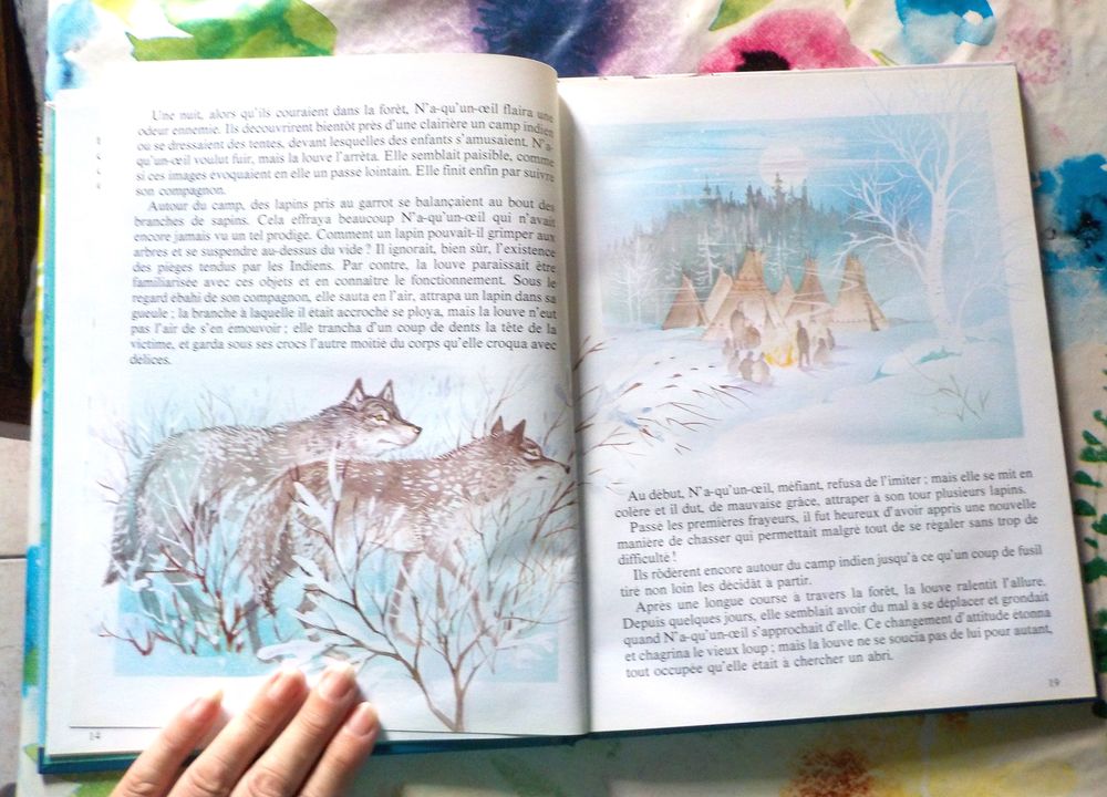 CROC BLANC de Jack LONDON Illustr&eacute; par M. GORDE Ed. Lito Livres et BD