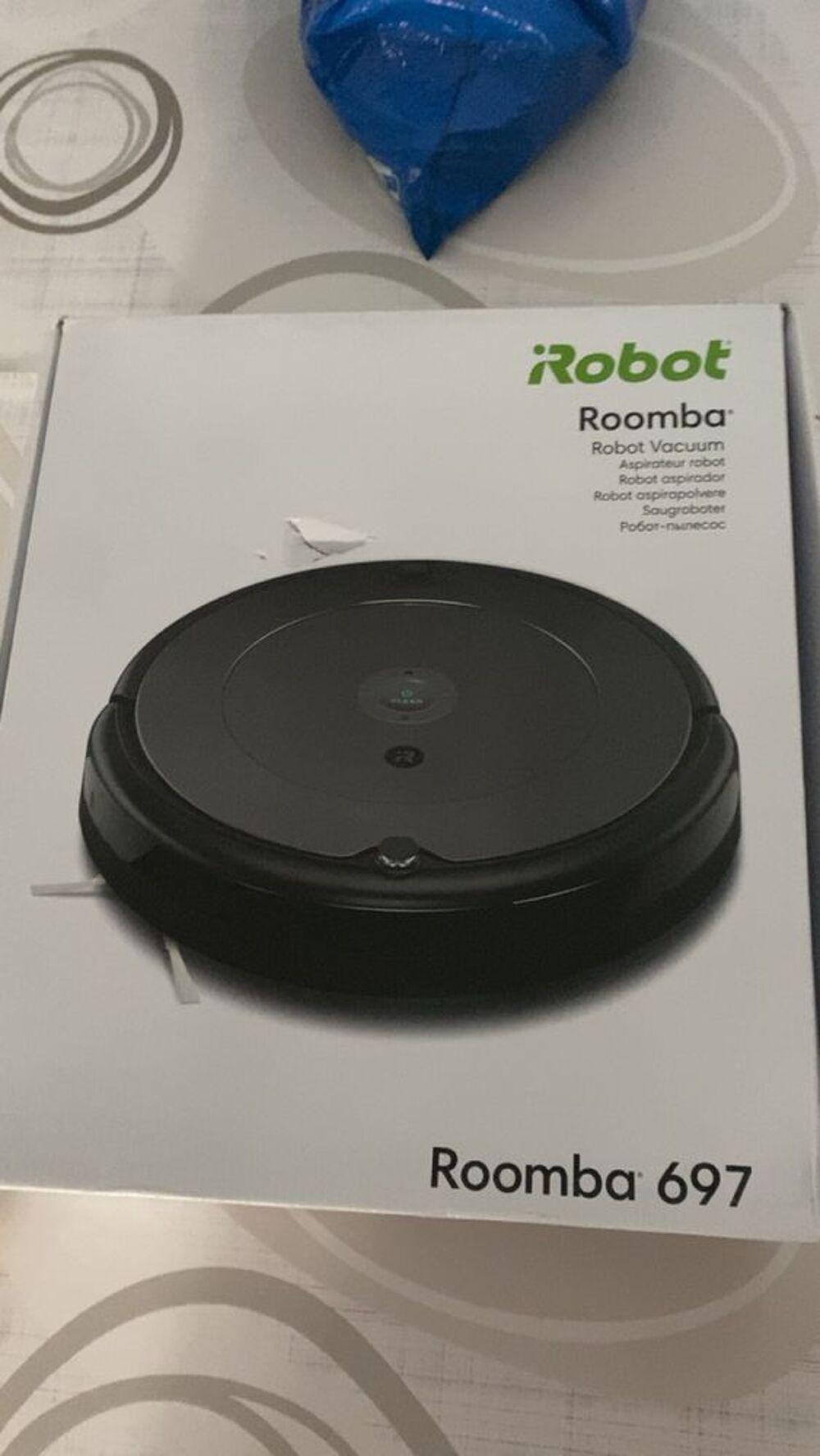 robot aspirateur irobot roomba 697 NEUF Electroménager