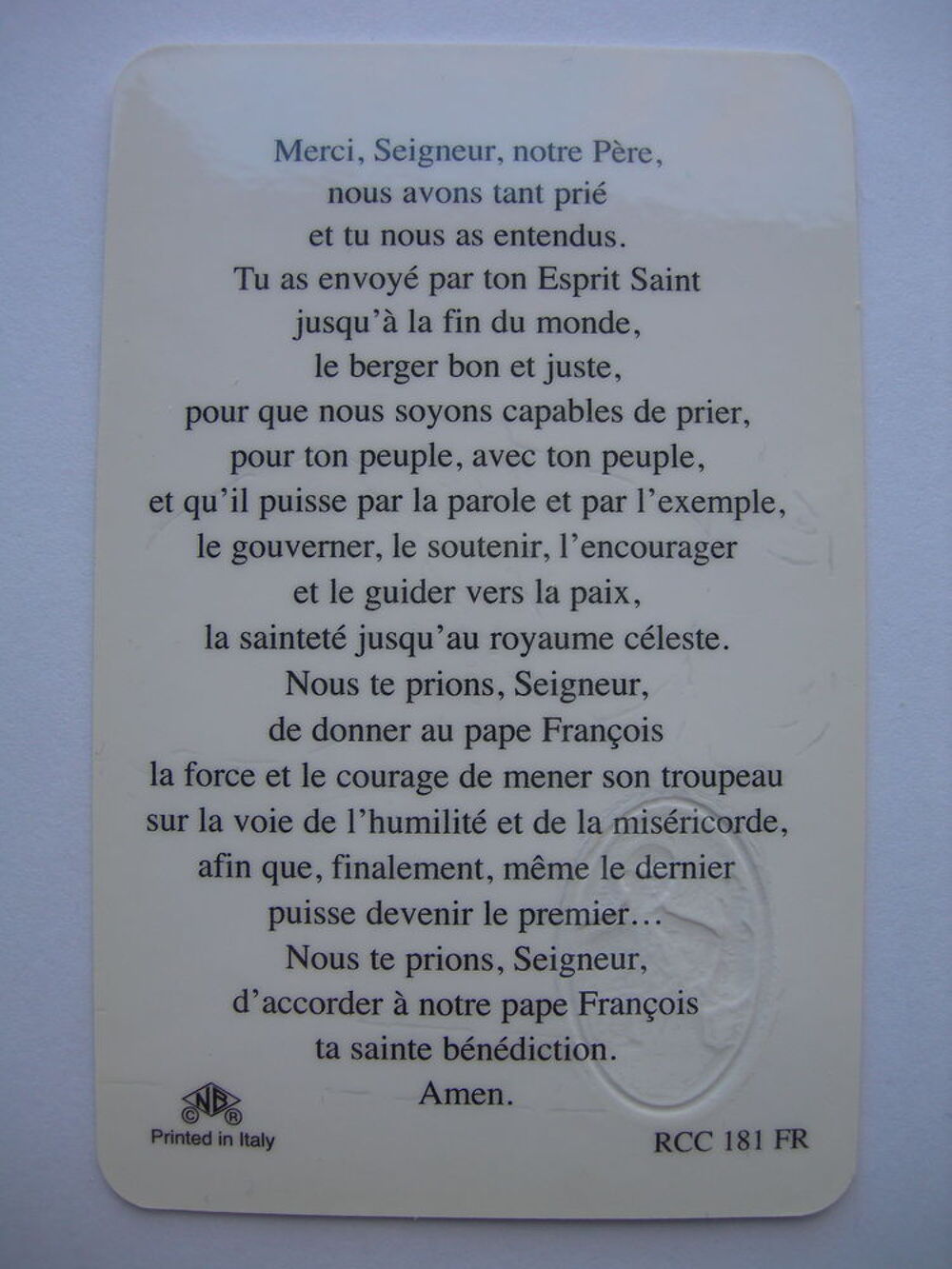Carte de protection Bijoux et montres