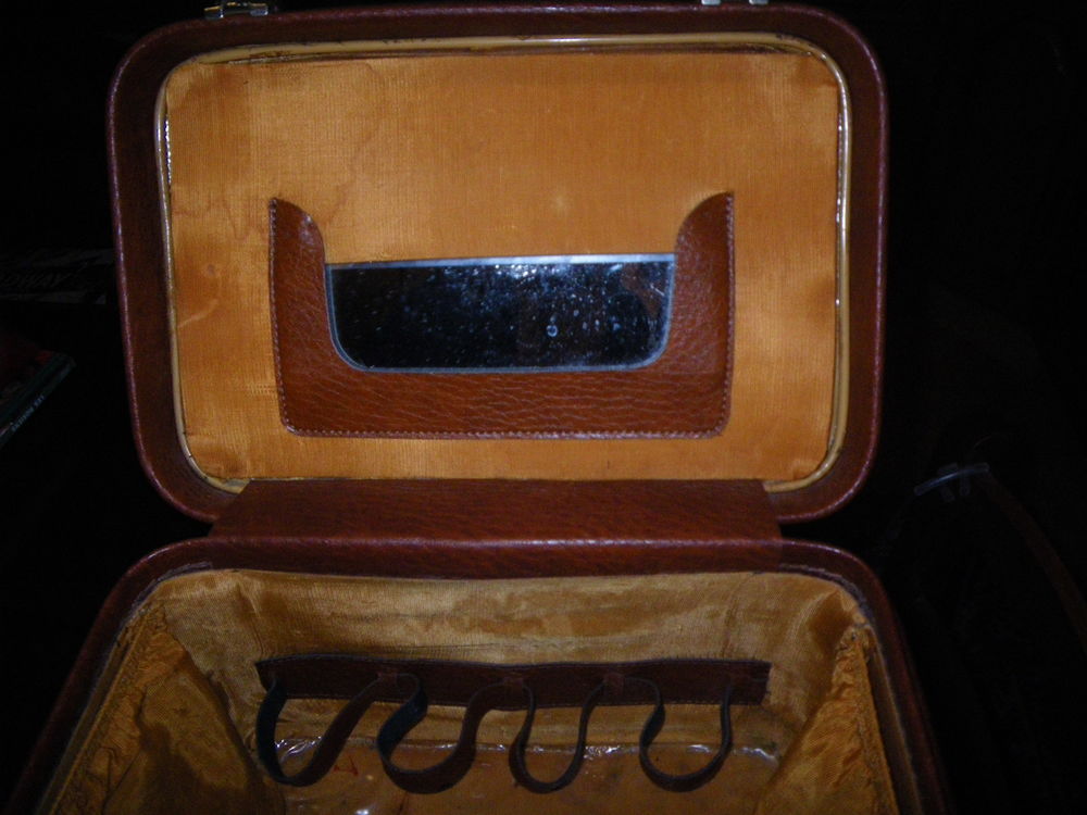 Valise de Toilette Marron de Voyage Maroquinerie