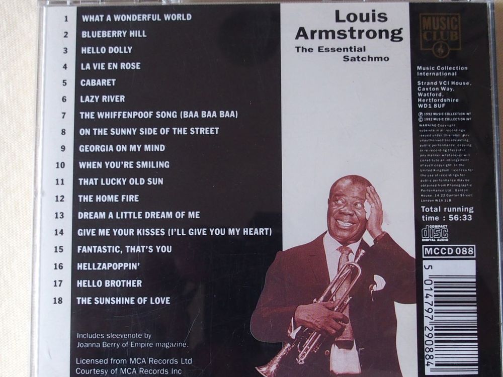 CD Louis ARMSTRONG CD et vinyles