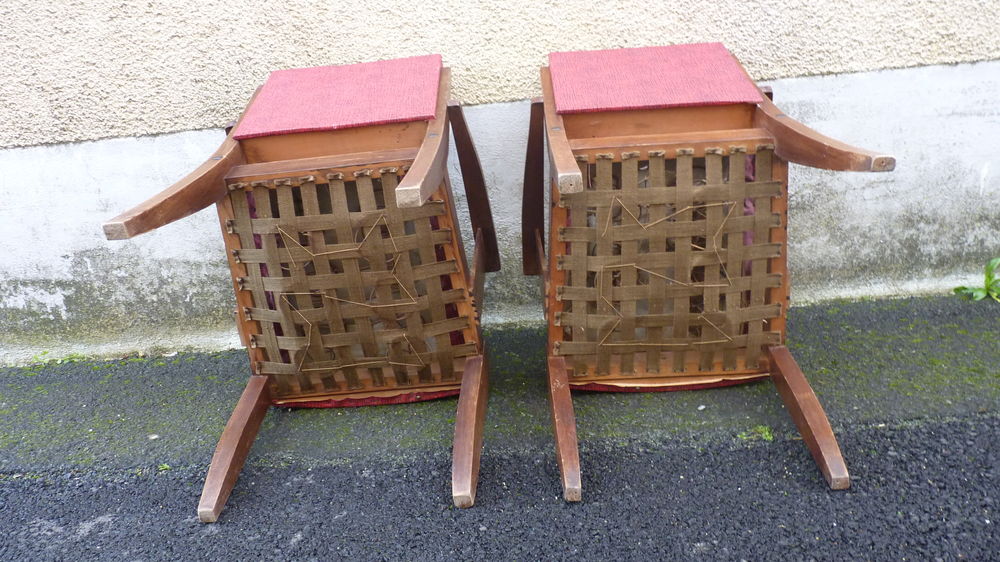 Paire de fauteuil bridge vintage Décoration