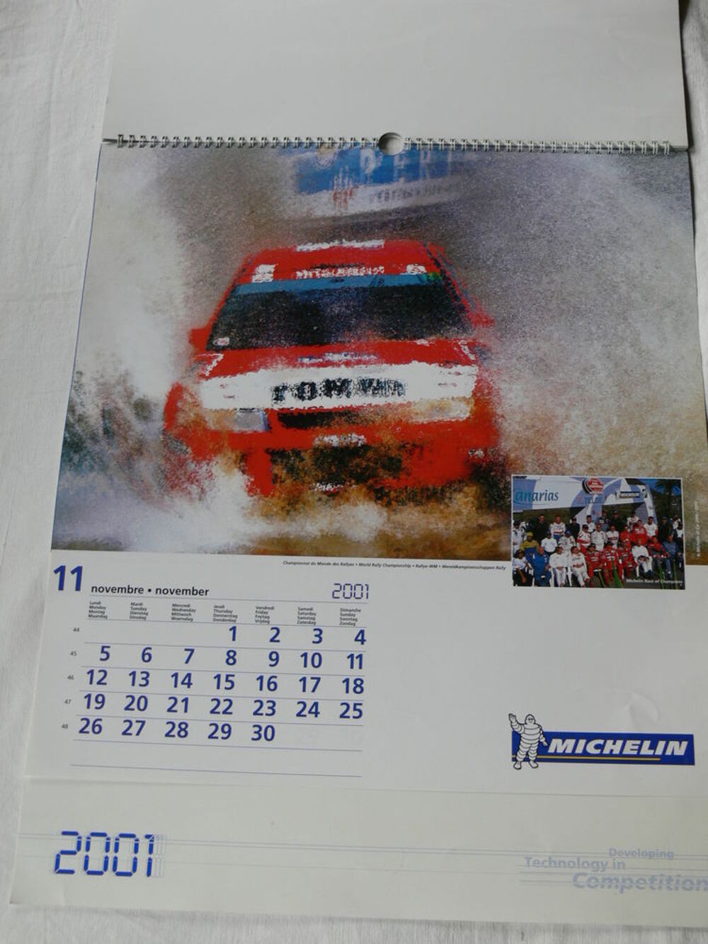 Calendriers Michelin 