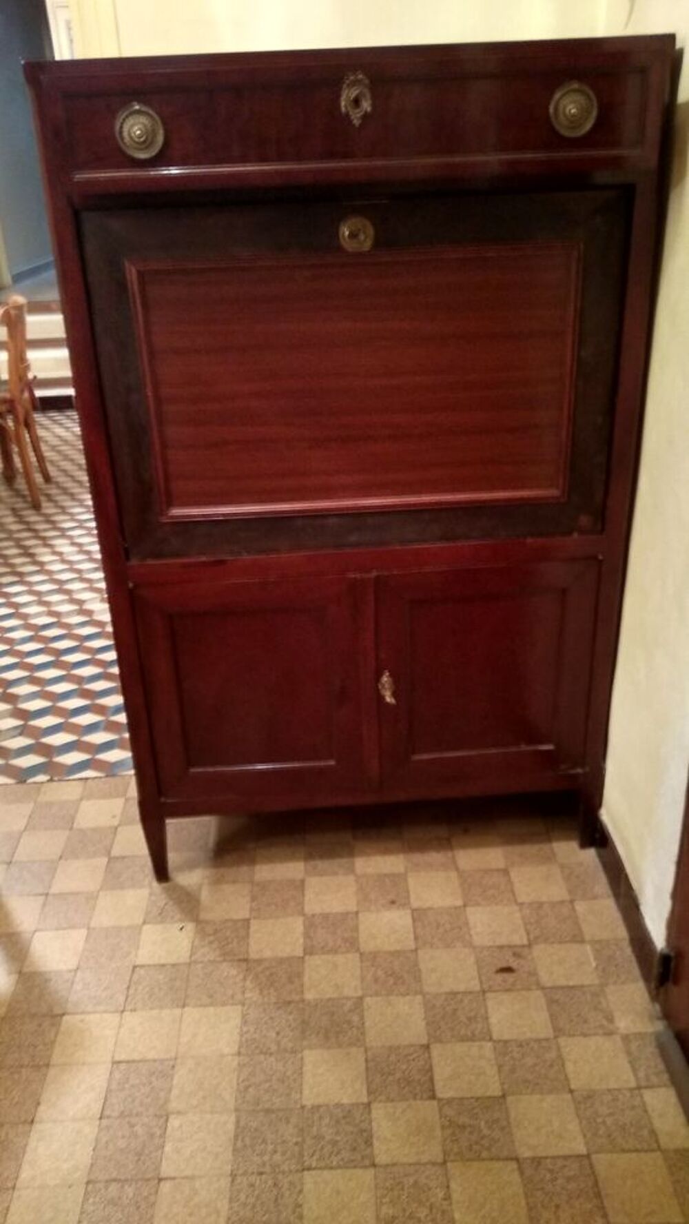 Secr&eacute;taire acajou &eacute;poque Consulat Meubles