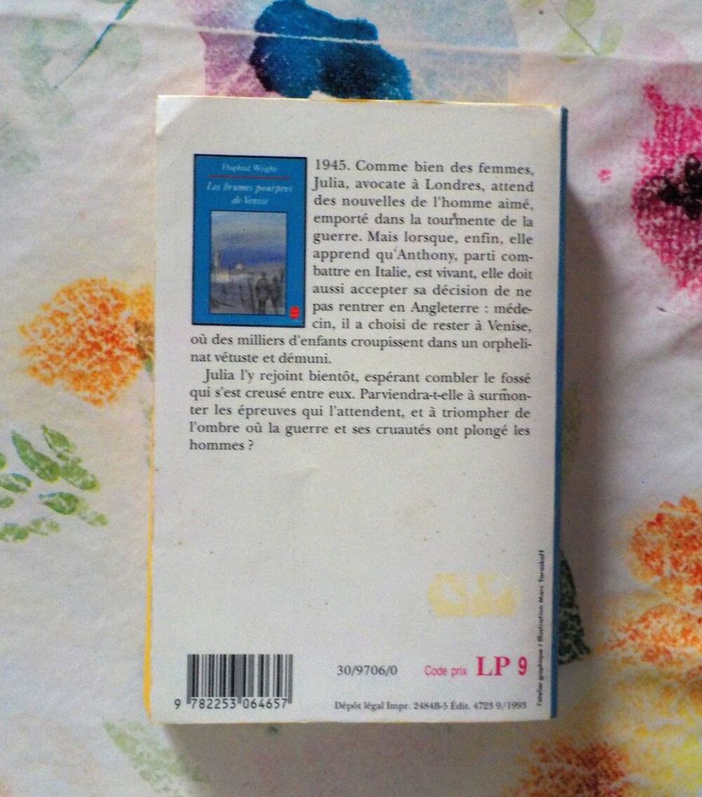 LES BRUMES POURPRES DE VENISE de Daphn&eacute; WRIGHT Poche Livres et BD