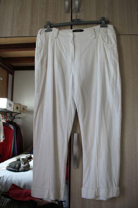 Pantalon blanc doubl�  Burton taille 42 2 Monceaux (60)