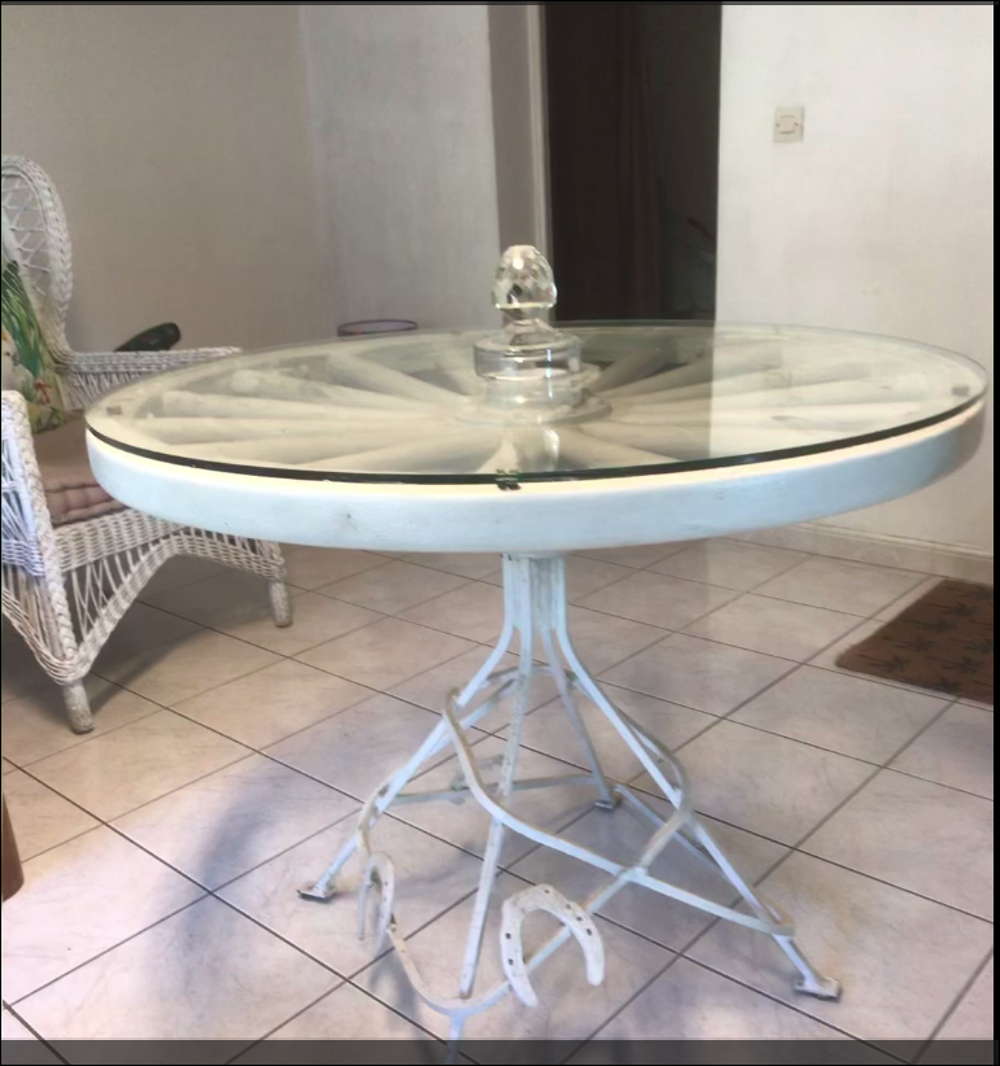table ronde pivotante Décoration