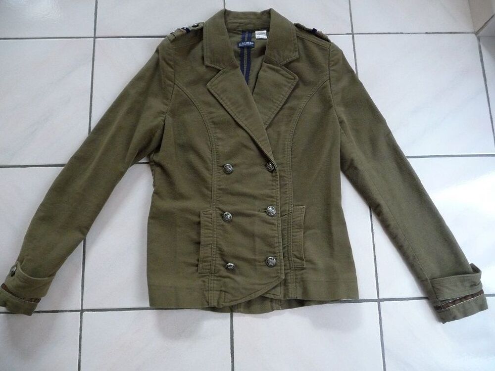 Veste kaki style militaire T. 38 - NEUVE Vêtements