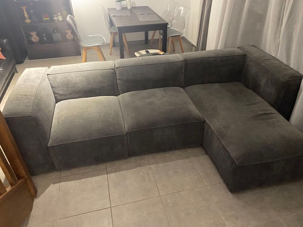 Canap&eacute; modulable en velour Meubles