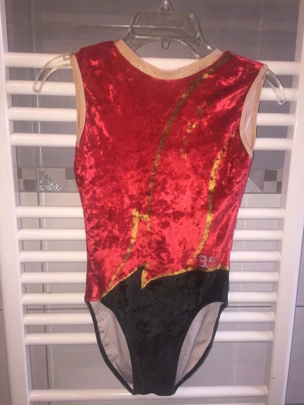 Justaucorps de gym en velours club Condom taille 12 ans en t Vêtements enfants