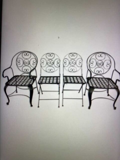 chaises et fauteuils en fonte d'aluminium 350 Menton (06)