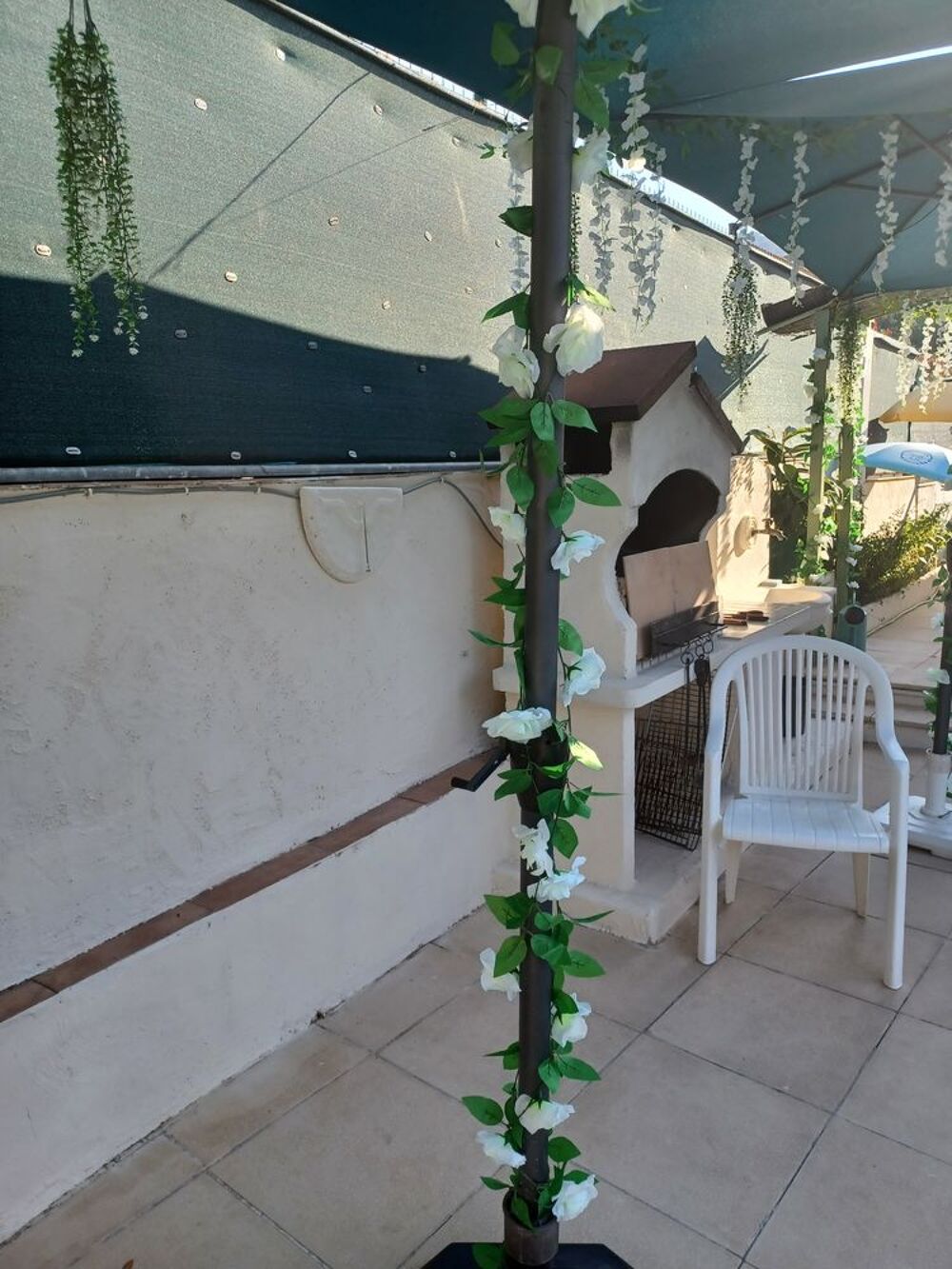 Lot de 58 pi&egrave;ces de guirlandes florales artificielles Décoration