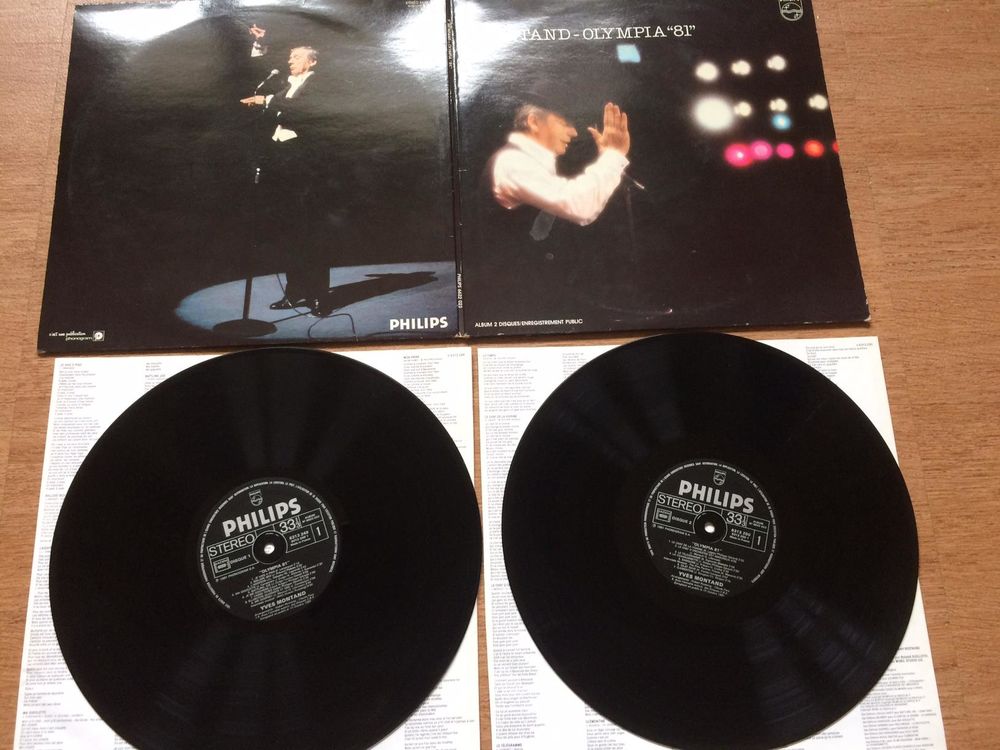 Vinyle YVES MONTAND : OLYMPIA 81 CD et vinyles