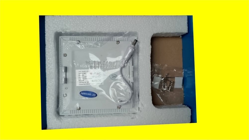 V-TAC LUMINAIRE LED PANEL LIGHT 8W SKU: 4820 - VT-800 SQ 12V Décoration